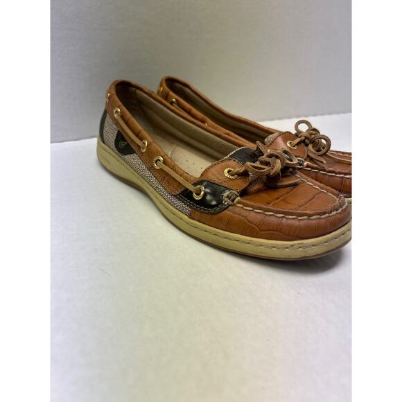 Sperry Women’s Top-Sider Angelfish 9102617 Boat Shoes Brown 7.5 - Picture 3 of 6